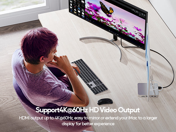 The Ultimate All-in-One Solution: Pulwtop 11-in-1 USB C Hub Designed for iMac 24-inch