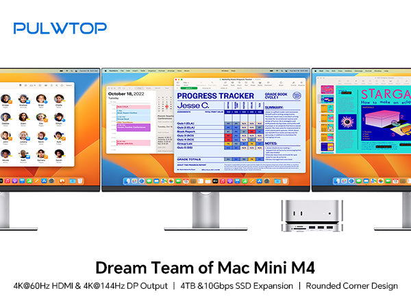 Built Exclusively for Mac Mini M4/M4 Pro: A Deep Dive into Two PULWTOP Hubs