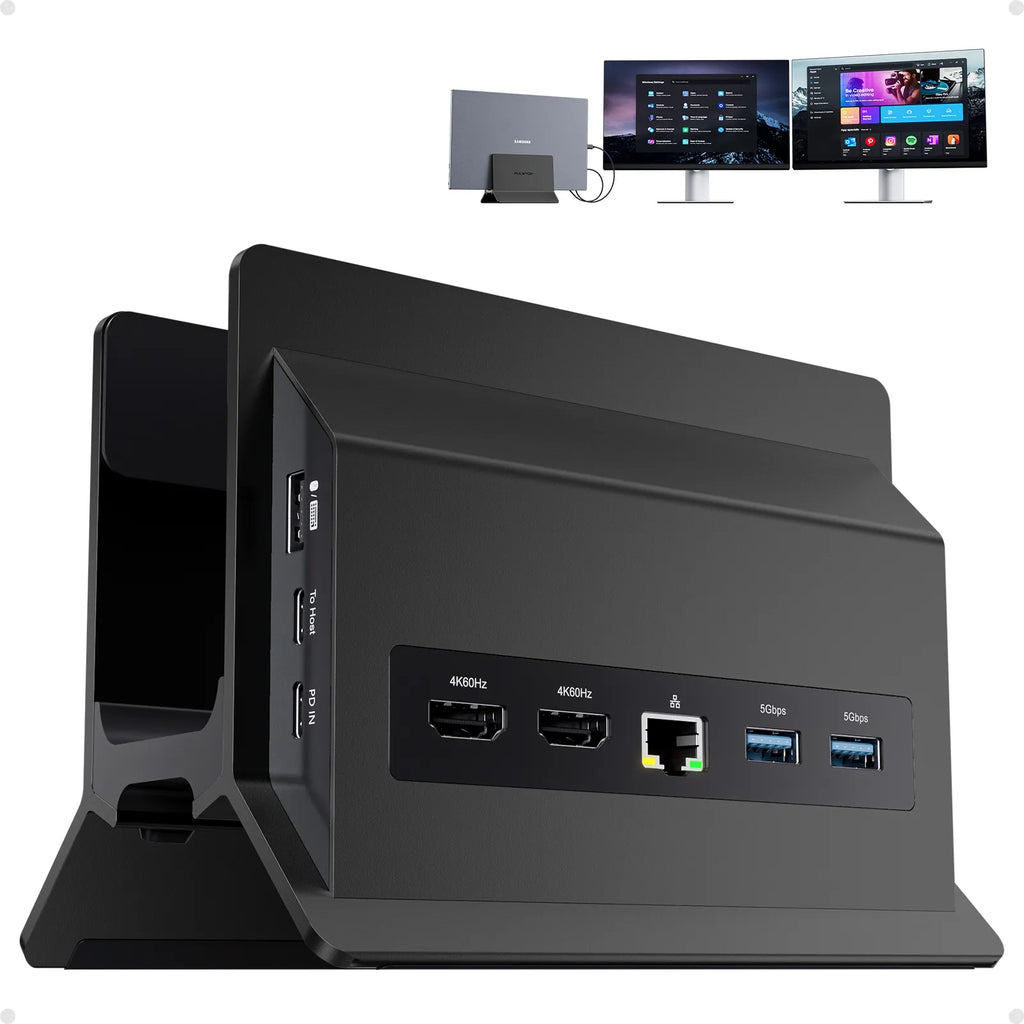 USB C ドッキングステーション Windows 用、PULWTOP 01-__1_dec45d2f-c68e-40f1-88dd