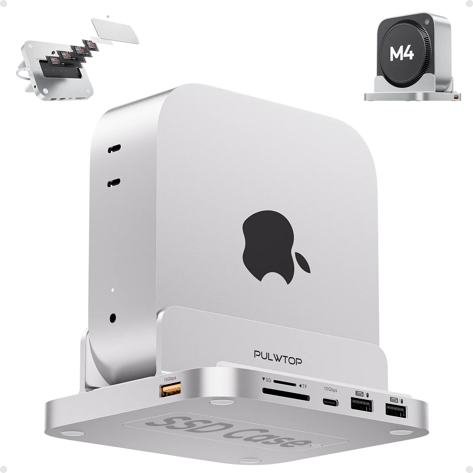 PULWTOP スタンド型ドッキングステーション ブラック Amazon.com: Vertical MacBook Docking Station, PULWTOP