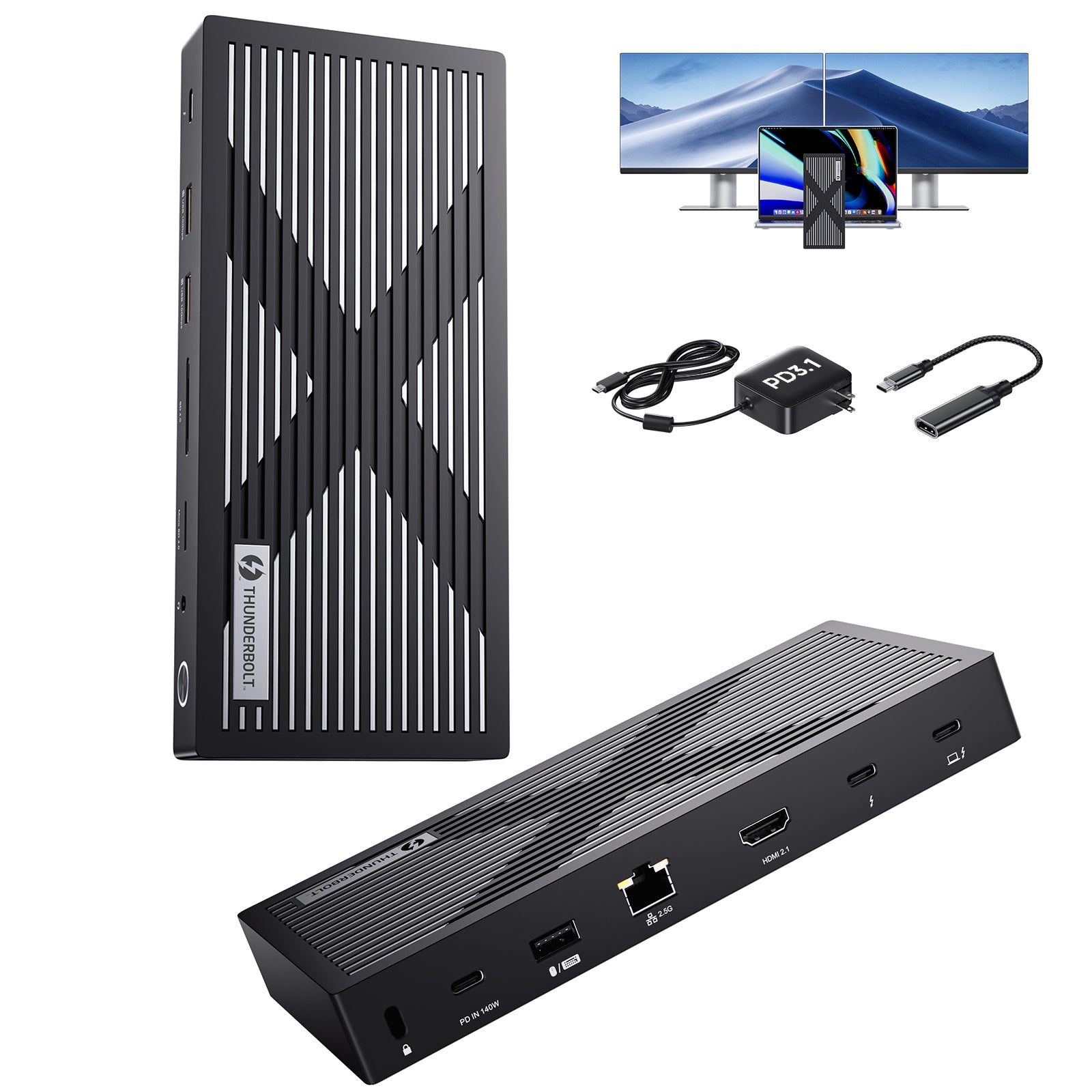 Laptop Docking Station Dual Monitor