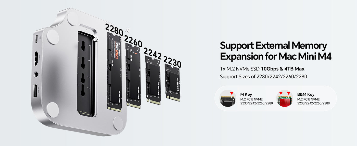 PULWTOP Mac Mini M4 Dock with M.2 SSD Enclosure 14 03 2 7af9ee68 34dc 40f3 9717 29ee245c24a3
