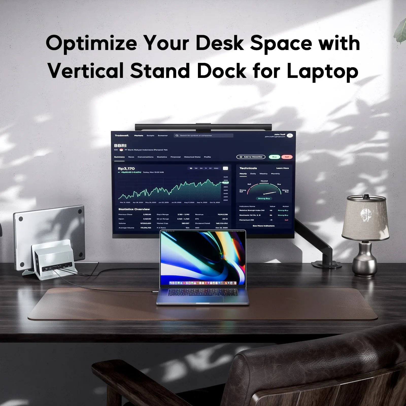 PULWTOP Vertical MacBook Docking Station,PULWTOP Docking Station Support Expand M.2 NVMe (Not Included),11 in 1 Docking Station for MacBook Pro/Air 4K@60Hz HDMI, 2USB C 10Gbps Silver